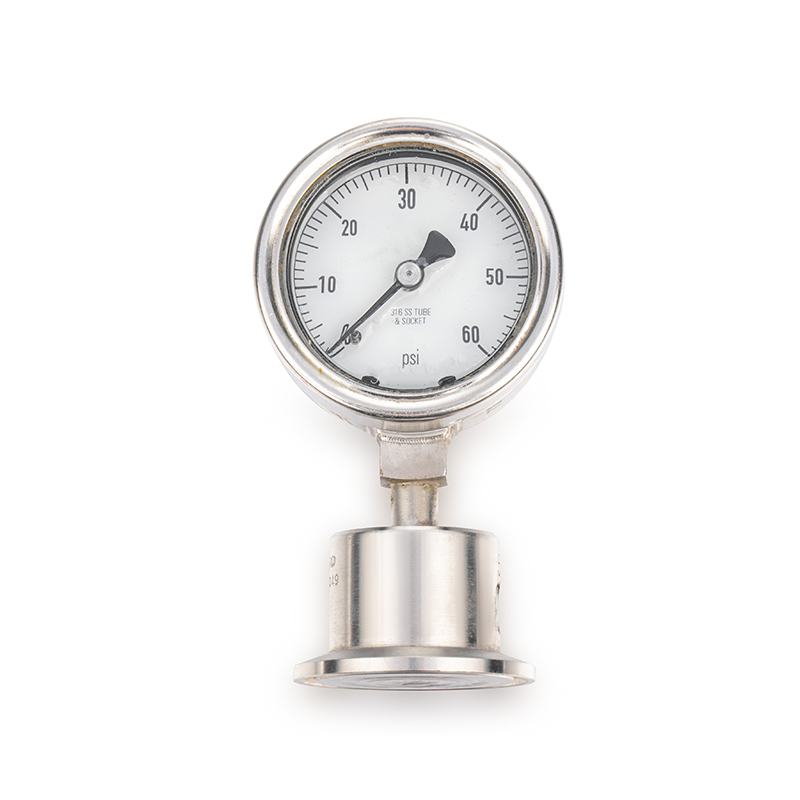 Diaphragm-seal pressure gauge
