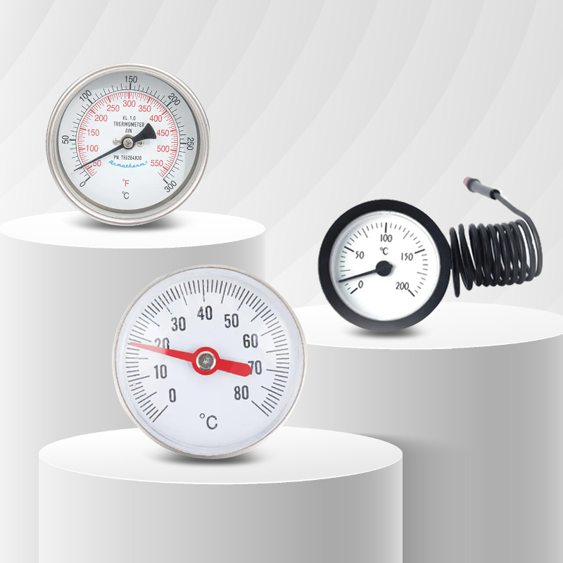 HVAC temperatura gauge