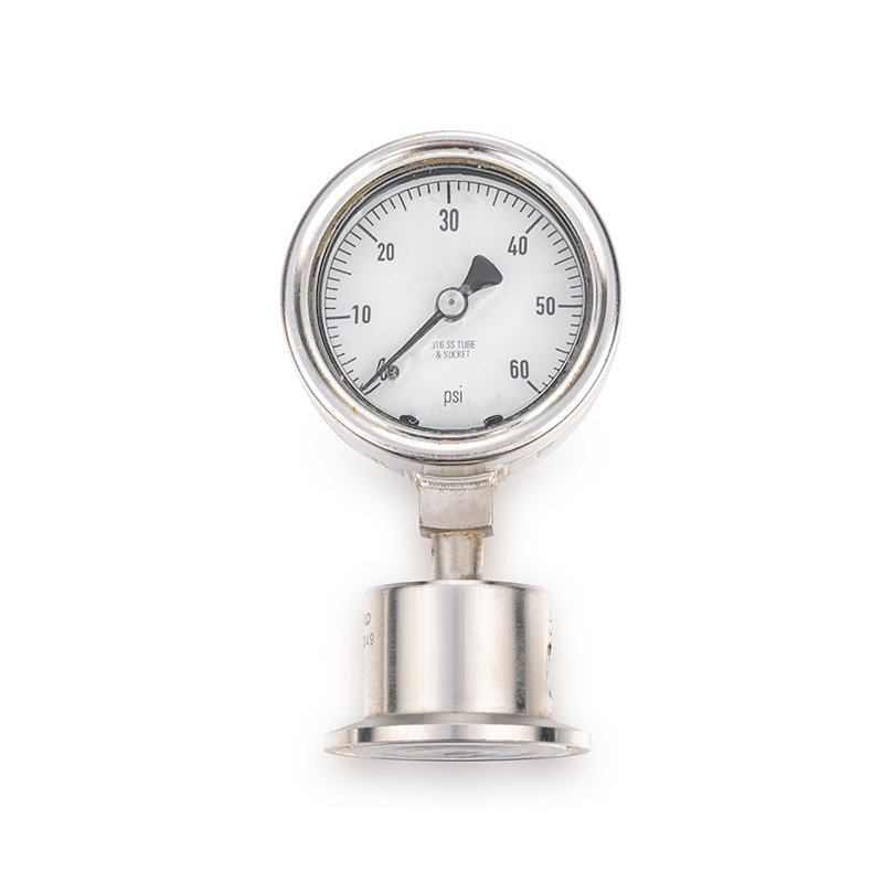 Diaphragm-seal pressure gauge